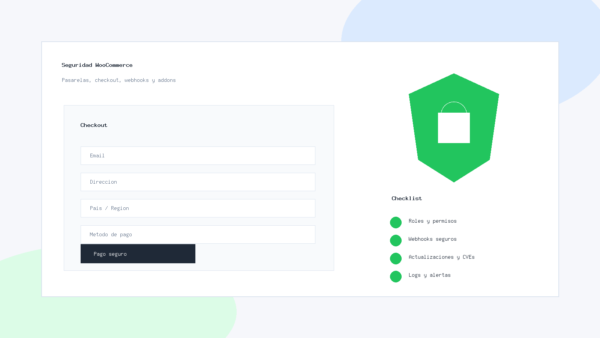 Checklist de seguridad para una tienda WooCommerce con plugins de pago